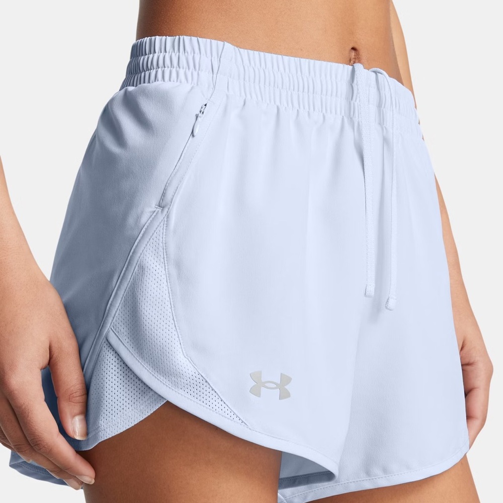 Under Armour Women's Light Blue Shorts - Picture 3 of 3
